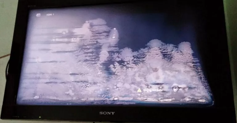 Tivi bị phồng rộp màn hình