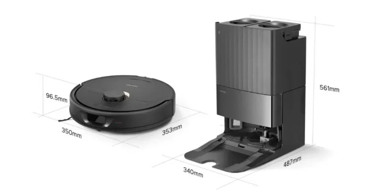 kích thước robot hút bụi