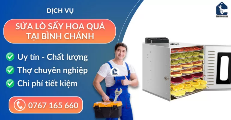 sửa lò sấy hoa quả tại Bình Chánh suadienlanh.vn