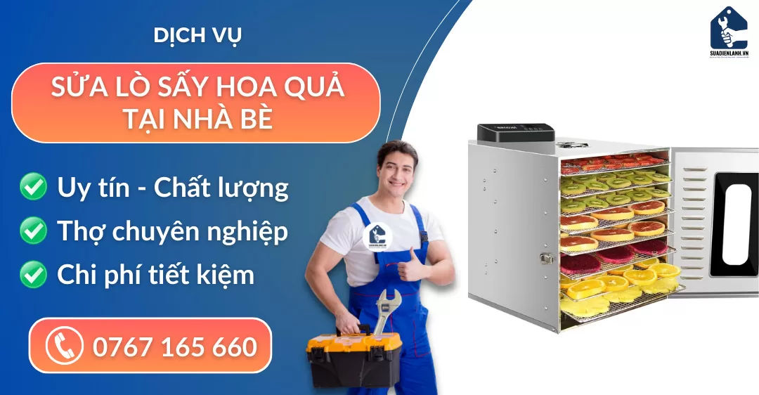 sửa lò sấy hoa quả tại Nhà Bè suadienlanh.vn