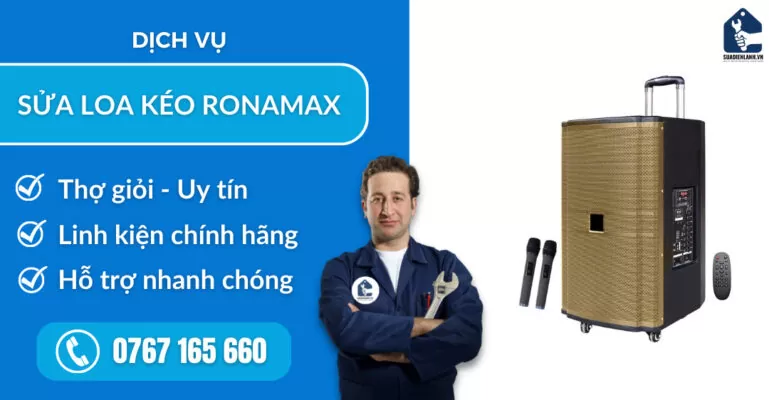 sửa loa kéo Ronamax suadienlanh.vn