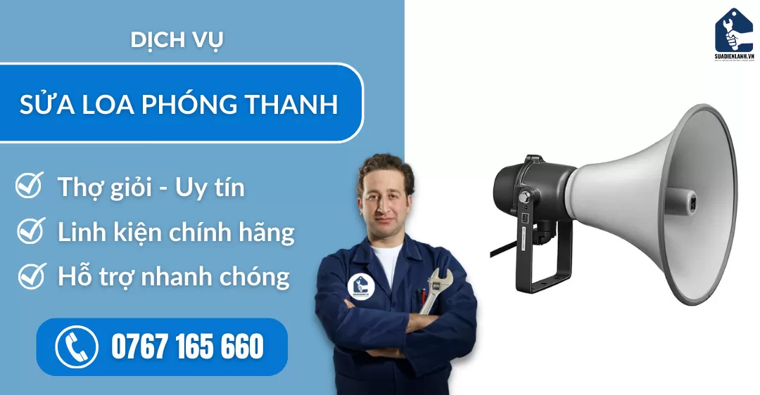 sửa loa phóng thanh suadienlanh.vn