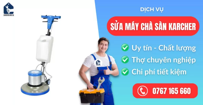 sửa máy chà sàn Karcher suadienlanh.vn