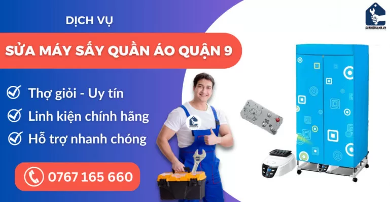 sửa máy sấy quần áo quận 9 suadienlanh.vn