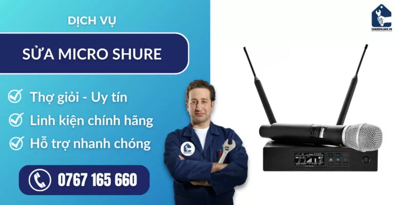 sửa micro Shure suadienlanh.vn