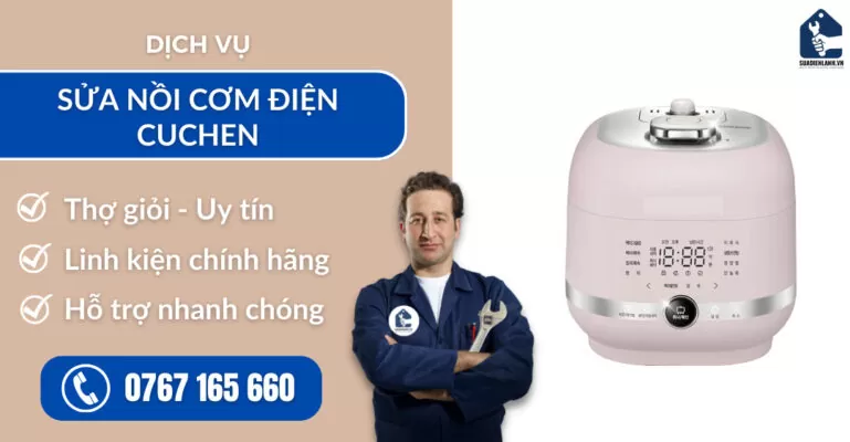 sửa nồi cơm điện Cuchen suadienlanh.vn