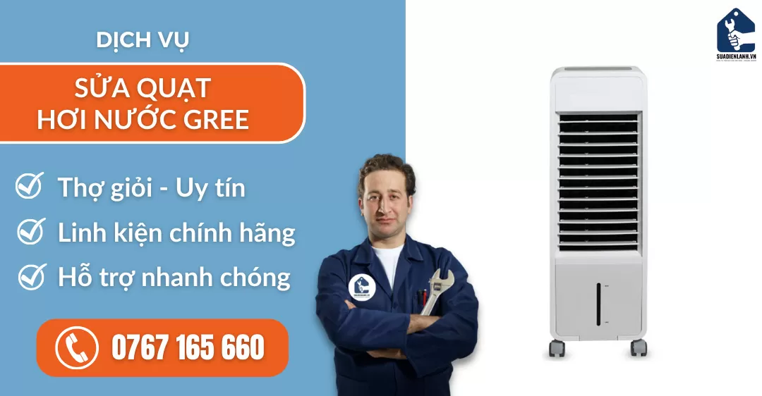 sửa quạt hơi nước Gree suadienlanh.vn