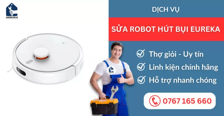 sửa robot hút bụi Eureka suadienlanh.vn