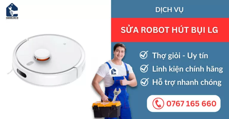 sửa robot hút bụi LG suadienlanh.vn