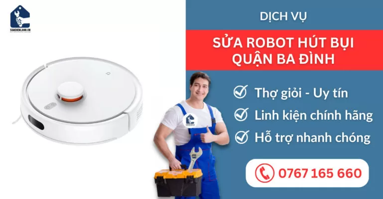 sửa robot hút bụi quận Ba Đình suadienlanh.vn