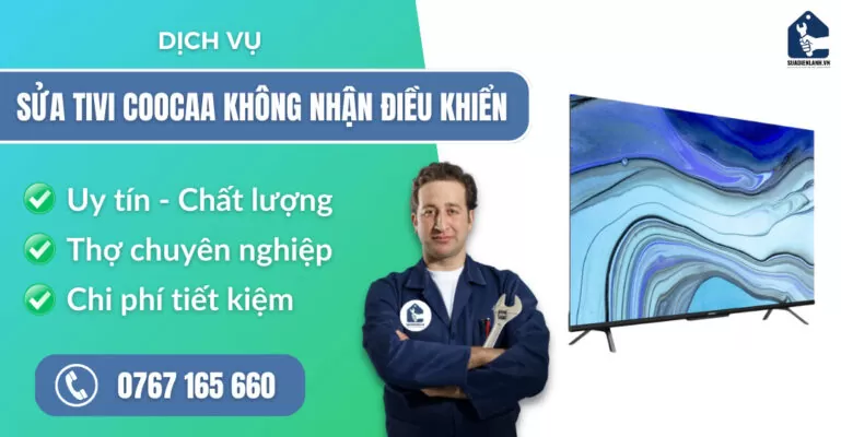 sửa tivi Coocaa không nhận điều khiển suadienlanh.vn