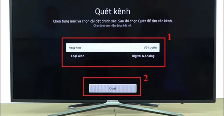 tivi bị đổi tần số kênh