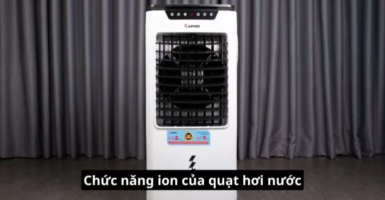 chức năng ion của quạt hơi nước