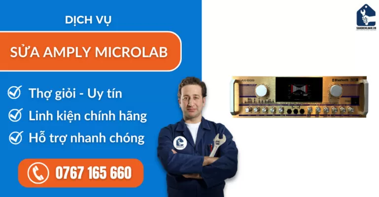 sửa amply Microlab suadienlanh.vn