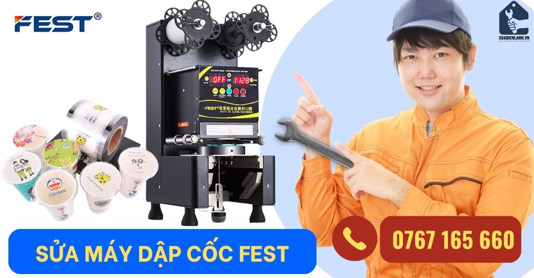Sửa máy dập cốc Fest tại trung tâm suadienlanh.vn 