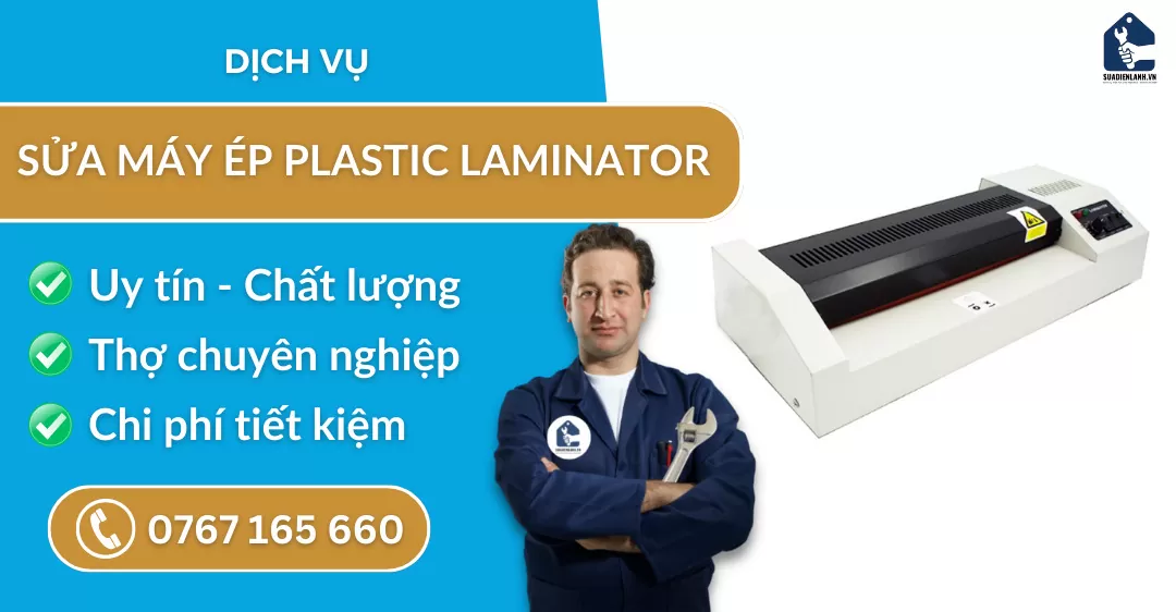 sửa máy ép plastic Laminator suadienlanh.vn