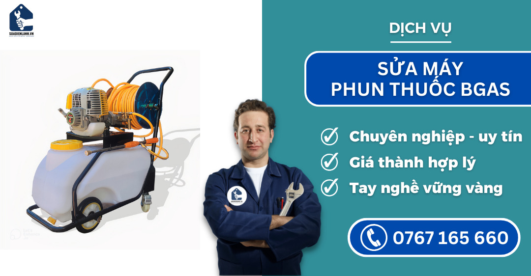 sửa máy phun thuốc Bgas suadienlanh.vn