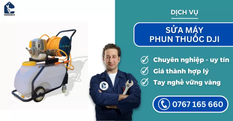 sửa máy phun thuốc DJI suadienlanh.vn