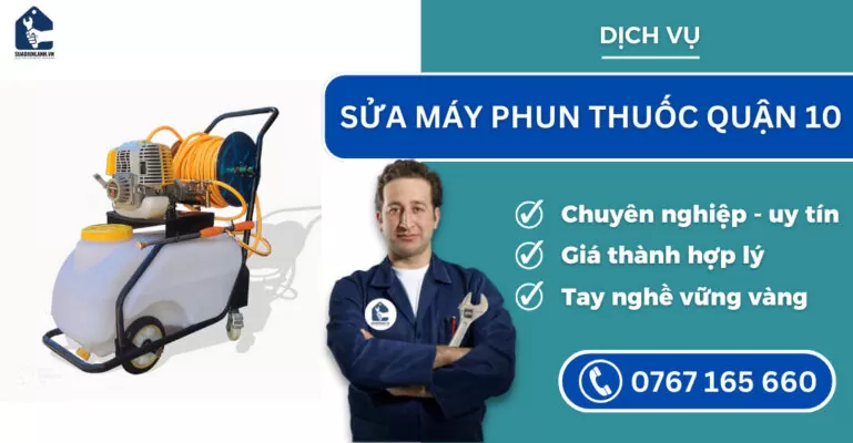 sửa máy phun thuốc quận 10 suadienlanh.vn