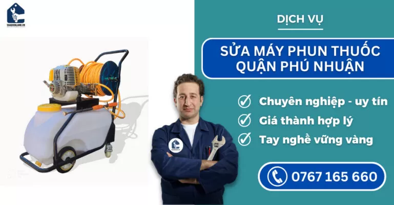 sửa máy phun thuốc quận Phú Nhuận suadienlanh.vn