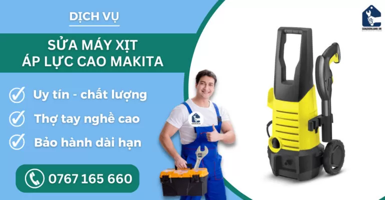 sửa máy xịt áp lực cao Makita suadienlanh.vn