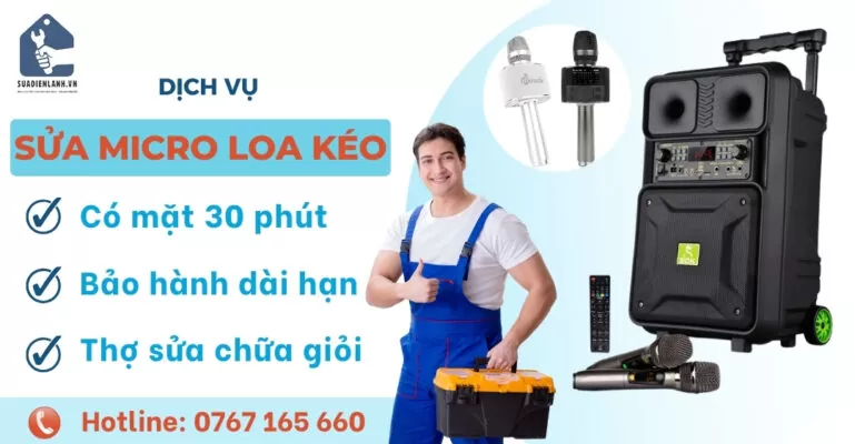 Sửa micro loa kéo suadienlanh.vn