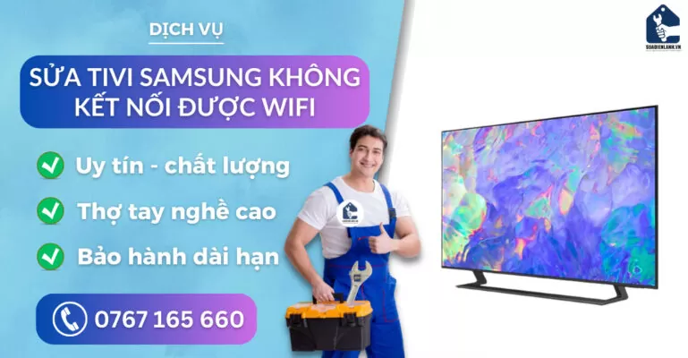sửa tivi Samsung không kết nối được wifi suadienlanh.vn