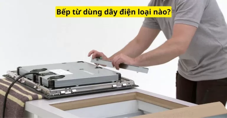 Bếp từ dùng dây điện loại nào