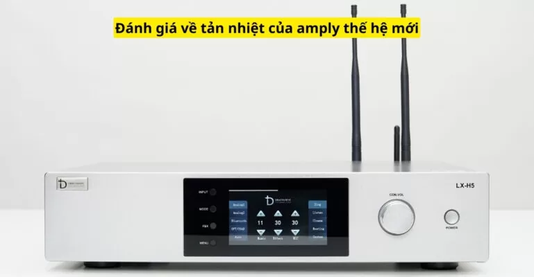 Đánh giá về tản nhiệt của amply thế hệ mới