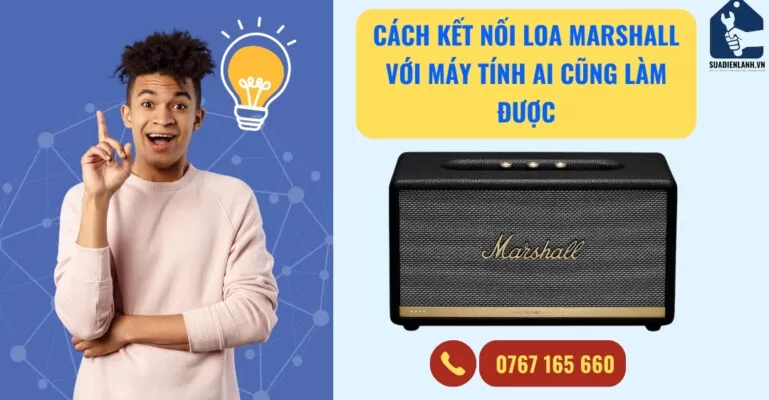 cách kết nối loa marshall với máy tính