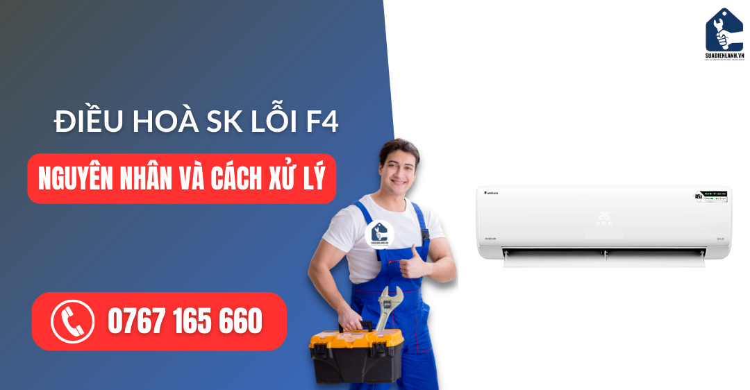 điều hòa sk lỗi f4 suadienlanh.vn