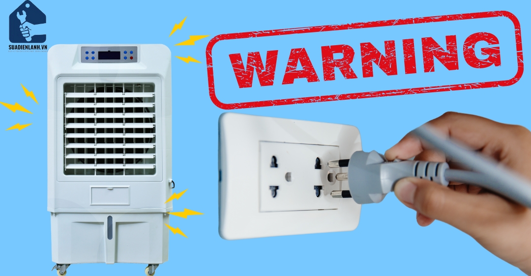 quạt điều hòa bị nhiễm điện