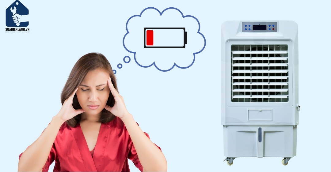 quạt điều hoà bị yếu