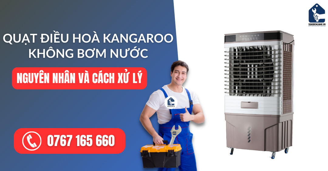 quạt điều hòa Kangaroo không bơm nước suadienlanh.vn