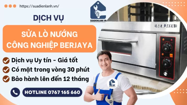 Sửa lò nướng công nghiệp Berjaya | Dịch vụ sửa chữa Uy tín