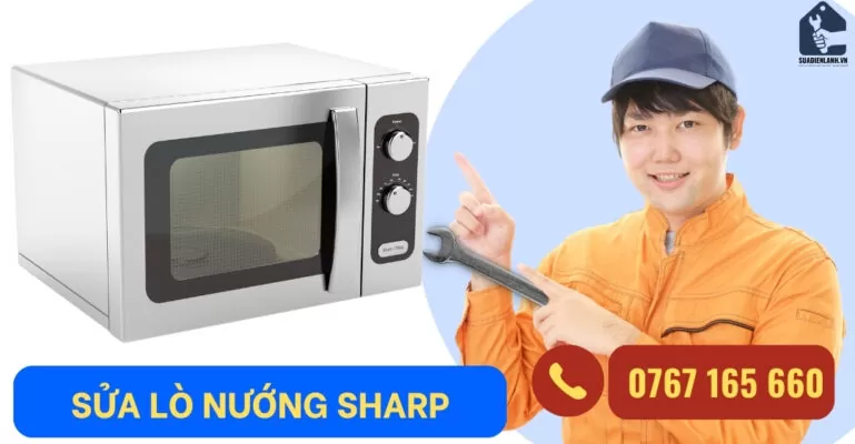 sửa lò nướng sharp tại trung tâm suadienlanh.vn