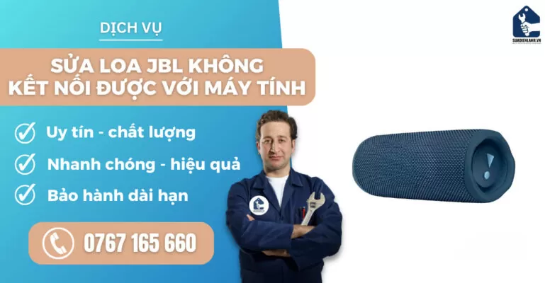 sửa loa JBL không kết nối được với máy tính suadienlanh.vn