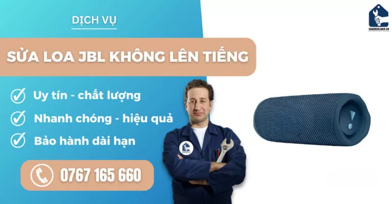 sửa loa JBL không lên tiếng suadienlanh.vn