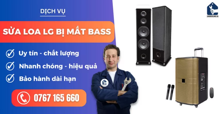 sửa loa LG bị mất bass suadienlanh.vn