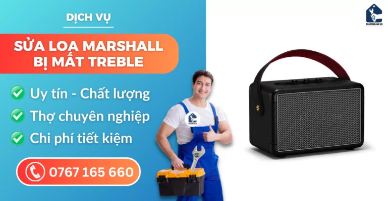 sửa loa Marshall bị mất treble suadienlanh.vn
