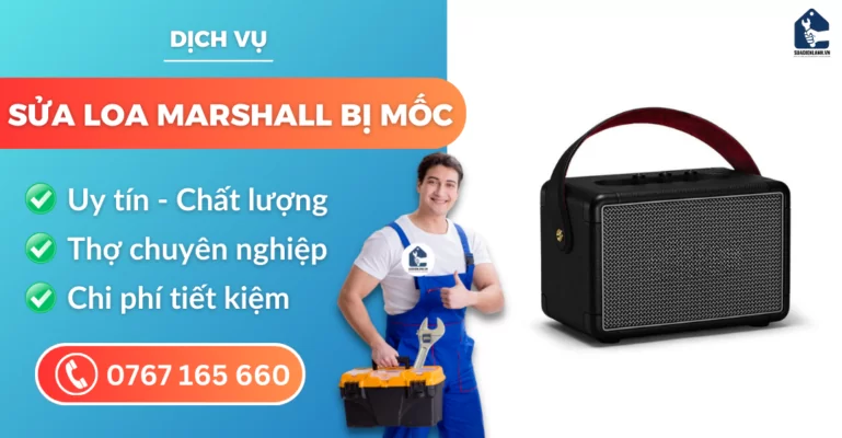 sửa loa Marshall bị mốc suadienlanh.vn