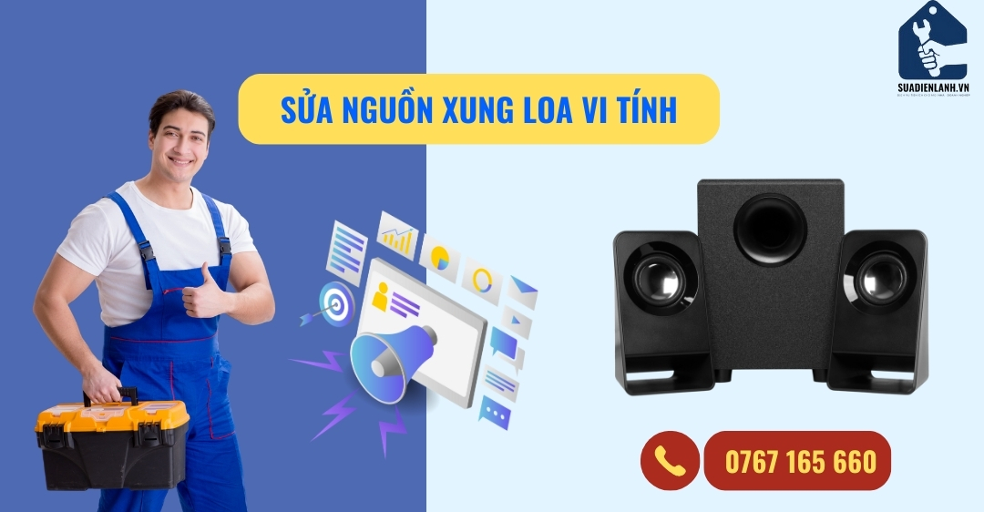 sửa nguồn xung loa vi tính