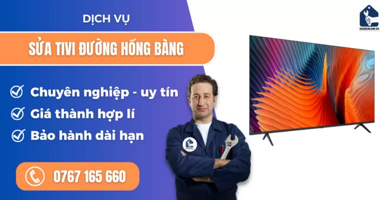 sửa tivi đường Hồng Bàng suadienlanh.vn