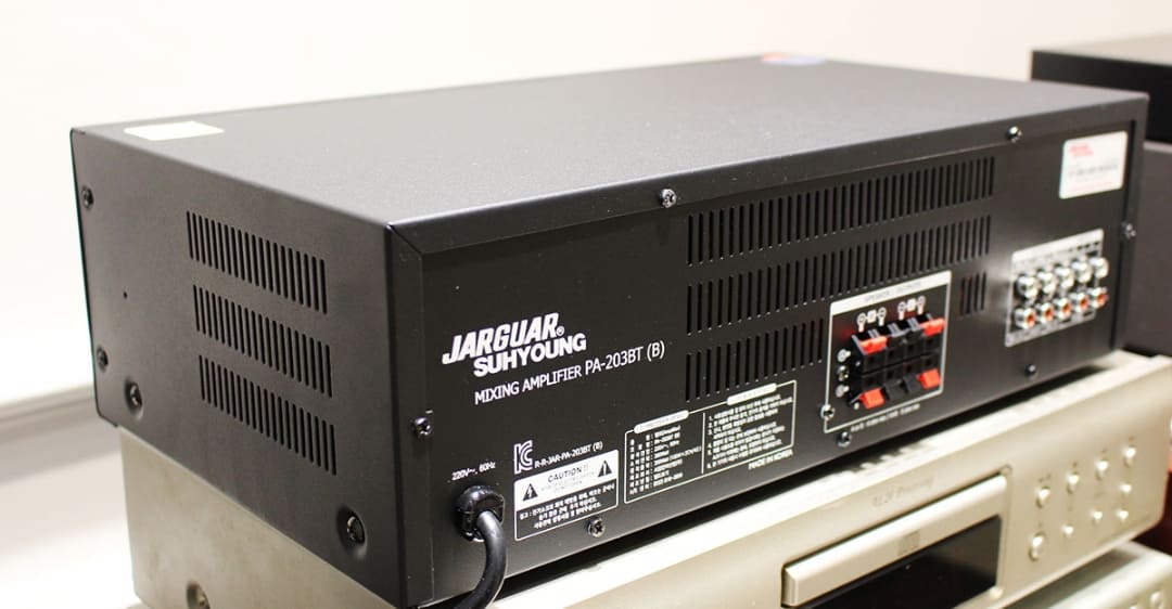 Amply không có tiếng ra loa