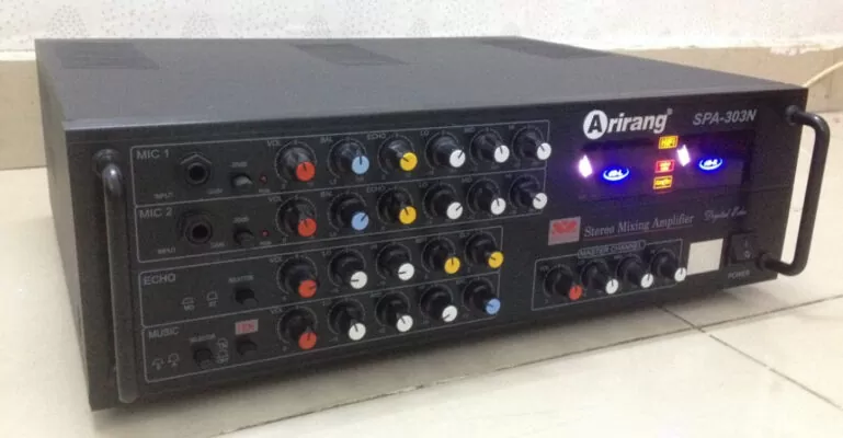 Cách chỉnh amply karaoke Arirang