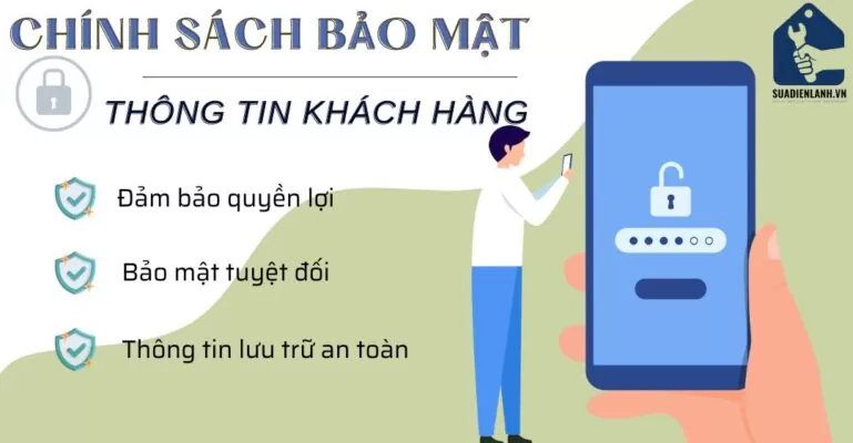 Chính sách bảo mật thông tin khách hàng Suadienlanh.vn