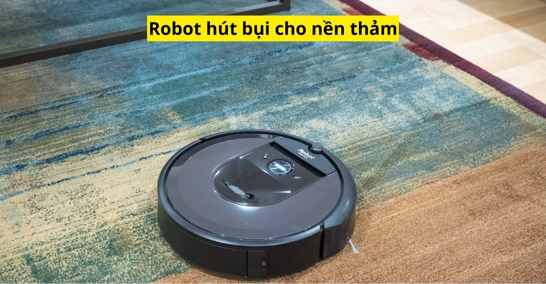 robot hút bụi cho nền thảm