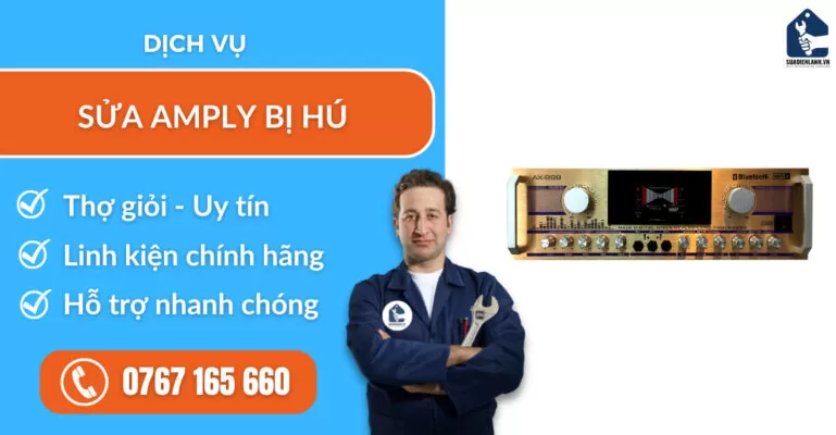 sửa amply bị hú suadienlanh.vn