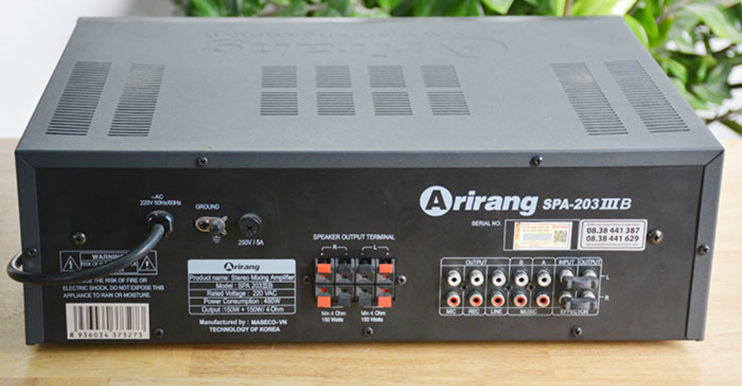 Amply arirang 203x ghép với loa nào