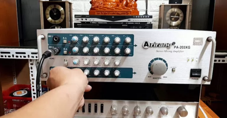 amply arirang pa 203xg kết hợp với loa nào hay